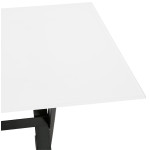 Paris Prix Table Design En Verre "Trinidad" 160cm Blanc