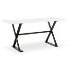 paris prix Table Design en Verre "Trinidad" 160cm Blanc
