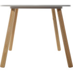 Paris Prix Table Enfant Design à Motifs "Douceur" 60cm Blanc