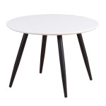 paris prix Table Enfant Design "Plaza" 60cm Blanc & Noir