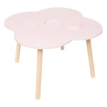 Paris Prix Table Enfant Filet "Douceur Fleur" 51cm Rose