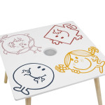Paris Prix Table Enfant "Monsieur & Madame®" 60cm Multicolore
