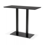 Paris Prix Table Haute Mange-Debout "Pansy" 150cm Noir