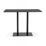Paris Prix Table Haute Mange-Debout "Pansy" 180cm Noir