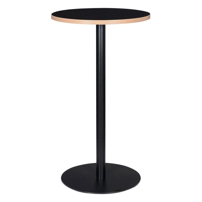 Paris Prix Table Haute Mange-Debout "Vanessa" 105cm Noir