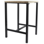 Paris Prix Table Mange Debout & 2 Tabourets "Loka" 86cm Noir