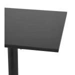 Paris Prix Table Pliable Carrée Intérieur & Extérieur "Dorthy" 74cm Noir