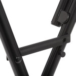 Paris Prix Table Pliante Design "Bivouac" 80x80cm Noir