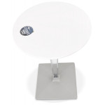 Paris Prix Table Ronde Intérieur & Extérieur "Summer" 71cm Blanc
