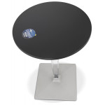 Paris Prix Table Ronde Intérieur & Extérieur "Summer" 71cm Noir