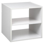 Paris Prix Tablette Pour Meuble "Mix N'Modul" 32cm Blanc