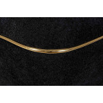 Paris Prix Tabouret Carré Déco "Contessa" 60cm Noir & Or