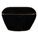 paris prix Tabouret Carré Déco "Contessa" 60cm Noir & Or