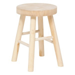 paris prix Tabouret d'Appoint en Bois "Nyar" 41cm Naturel