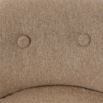 Paris Prix Tabouret D'Appoint En Tissu "Firmin" 58cm Beige