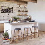 Paris Prix Tabouret De Bar Bistrot En Rotin "Trecia" 66cm Noir