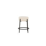 Paris Prix Tabouret De Bar Bouclette "Tucson" 60cm Blanc