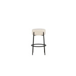 Paris Prix Tabouret De Bar Bouclette "Tucson" 70cm Blanc