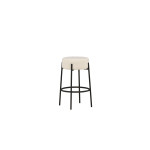 Paris Prix Tabouret De Bar Bouclette "Tucson" 70cm Blanc