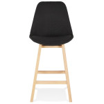 Paris Prix Tabouret De Bar Design "Betona" 102cm Noir & Beige