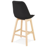 Paris Prix Tabouret De Bar Design "Betona" 102cm Noir & Beige