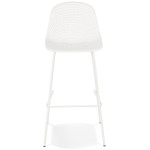 Paris Prix Tabouret De Bar Design "Braddock" 106cm Blanc