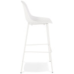 Paris Prix Tabouret De Bar Design "Braddock" 106cm Blanc