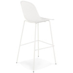 Paris Prix Tabouret De Bar Design "Braddock" 106cm Blanc