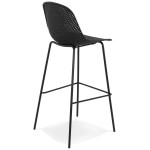 Paris Prix Tabouret De Bar Design "Braddock" 106cm Noir