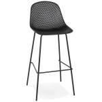 paris prix Tabouret de Bar Design "Braddock" 106cm Noir