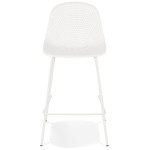 Paris Prix Tabouret De Bar Design "Braddock" 96cm Blanc