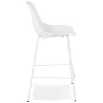 Paris Prix Tabouret De Bar Design "Braddock" 96cm Blanc