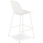Paris Prix Tabouret De Bar Design "Braddock" 96cm Blanc