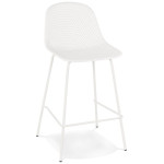 paris prix Tabouret de Bar Design "Braddock" 96cm Blanc
