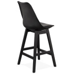 Paris Prix Tabouret De Bar Design "Cabelo" 102cm Noir