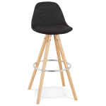 paris prix Tabouret de Bar Design "Cariboa" 97cm Noir & Beige