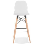 Paris Prix Tabouret De Bar Design "Carno" 111cm Blanc