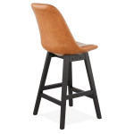 Paris Prix Tabouret De Bar Design "Dalia" 102cm Marron & Noir