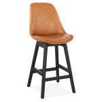 paris prix Tabouret de Bar Design "Dalia" 102cm Marron & Noir