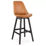 paris prix Tabouret de Bar Design "Dalia" 114cm Marron & Noir