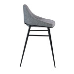Paris Prix Tabouret De Bar Design "Darnell" 90cm Gris