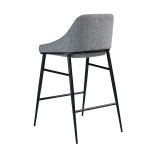 Paris Prix Tabouret De Bar Design "Darnell" 90cm Gris