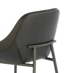 Paris Prix Tabouret De Bar Design "Dominick" 90cm Gris
