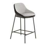 paris prix Tabouret de Bar Design "Dominick" 90cm Gris