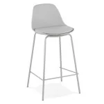 paris prix Tabouret de Bar Design en Métal "Funty" 86cm Gris