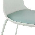 Paris Prix Tabouret De Bar Design En Métal "Funty" 86cm Vert