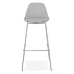 Paris Prix Tabouret De Bar Design En Métal "Funty" 95cm Gris