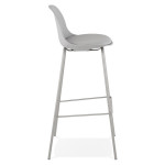 Paris Prix Tabouret De Bar Design En Métal "Funty" 95cm Gris