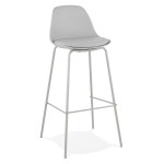 paris prix Tabouret de Bar Design en Métal "Funty" 95cm Gris