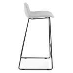 Paris Prix Tabouret De Bar Design "Holand" 95cm Gris & Noir